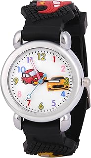 OFFCUP Kids Watch, 3D Cute Cartoon Toy Watches, Silicone Band Wrist Watches for Kids, Analogue Quartz Watch Gift for Boys ...