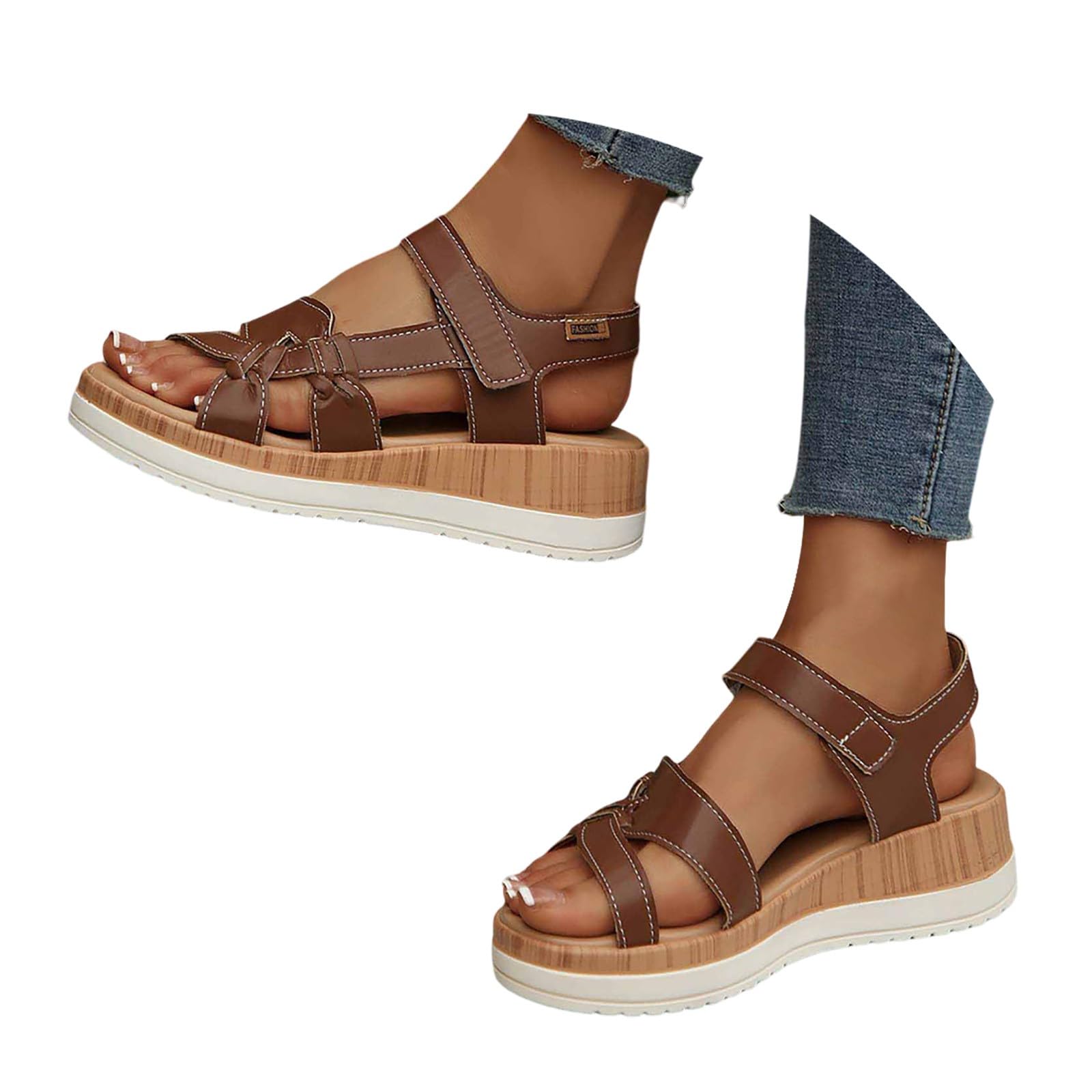 Chaussures d'été légères à plateforme et talon élégant
