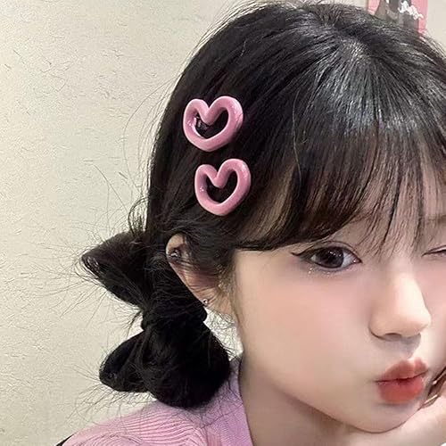 Miniatura 6 de Morandi - 16 pinzas para el cabello con forma de corazón para niñas, lindas pinzas para el cabello pequeñas para niños, pinzas para el cabello