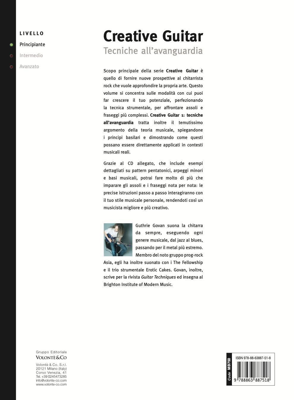 Creative guitar. Con CD-Audio. Tecniche all'avanguardia (Vol. 1)