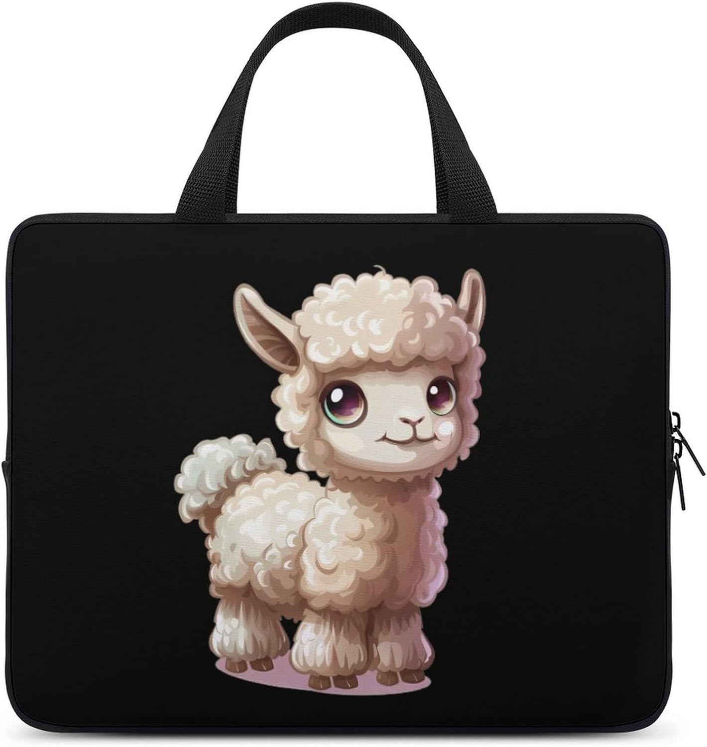 Cute Alpaca Llama Laptop Bag Computer Case Lightweight Work Bags Briefcase Handbags for Women Men