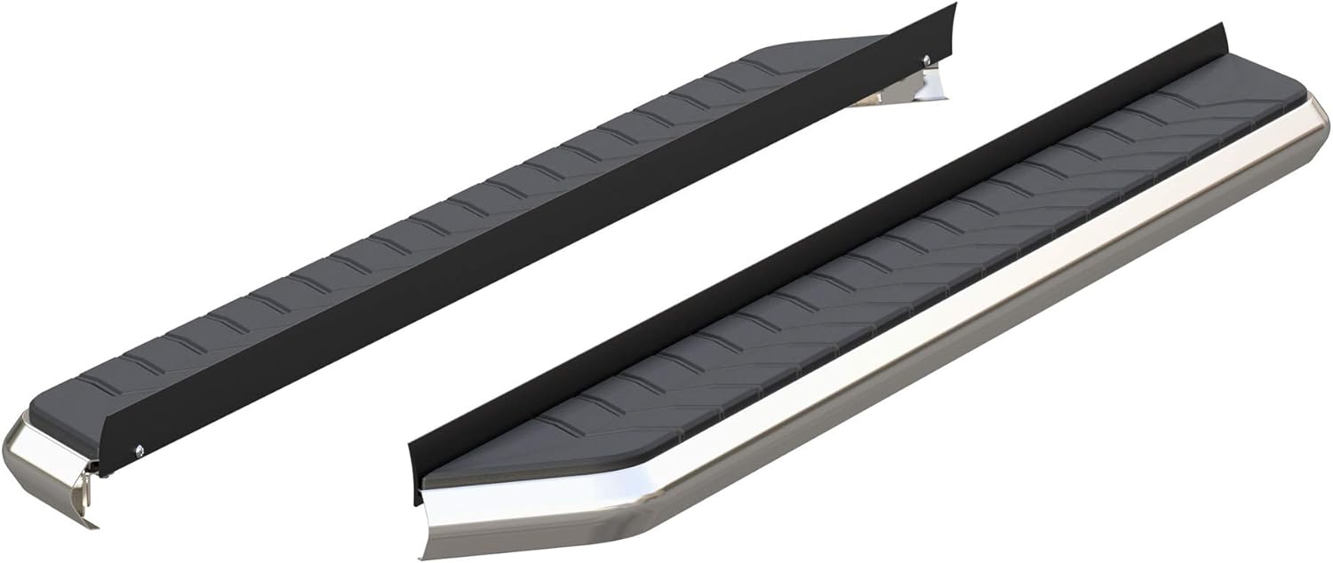 Aries 2051867 AeroTread 5" x 67" Polished Stainless Running Boards (No Brackets)