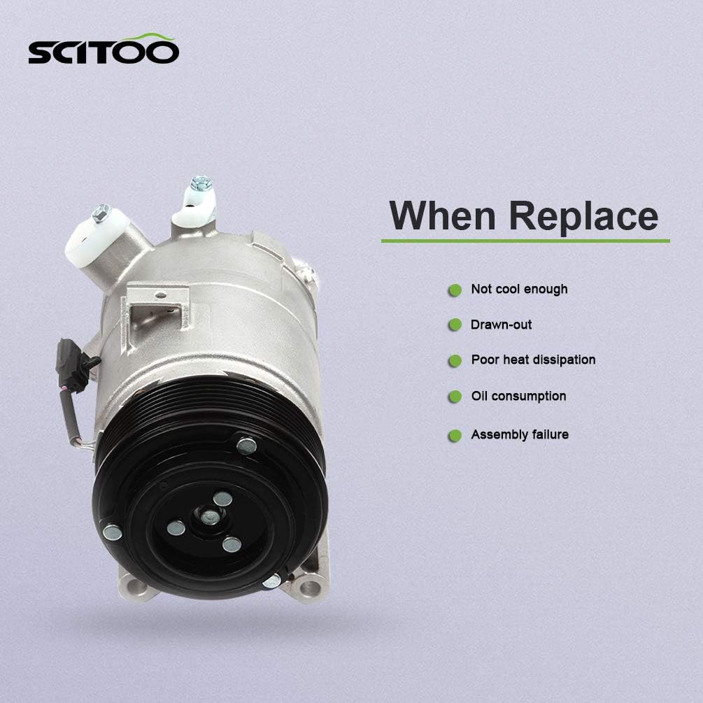 🔥 SCITOO CO 11319C AC Compressor with Clutch Compatible for Maxima Murano Pathfinder 3.5L 2011 2012 2013 2015 2015 60% Off Discount SCITOO CO 11319C AC Compressor with Clutch Compatible for Maxima Murano Pathfinder 3.5L 2011 2012 2013 2015 2015