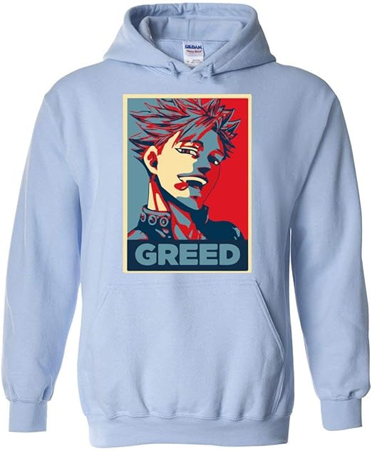 Amazon Ban Hope セブンデッドリー シンズ グリード 七ツのタイザイ パーカー Us サイズ X Large カラー ブルー メンズ 通販