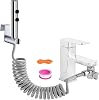 Portable Bidet Shower Kit - Stainless Steel Bathroom Hand Sprayers, Shower with 2 Way Diverter, 150 cm Flexible Hose and Holder