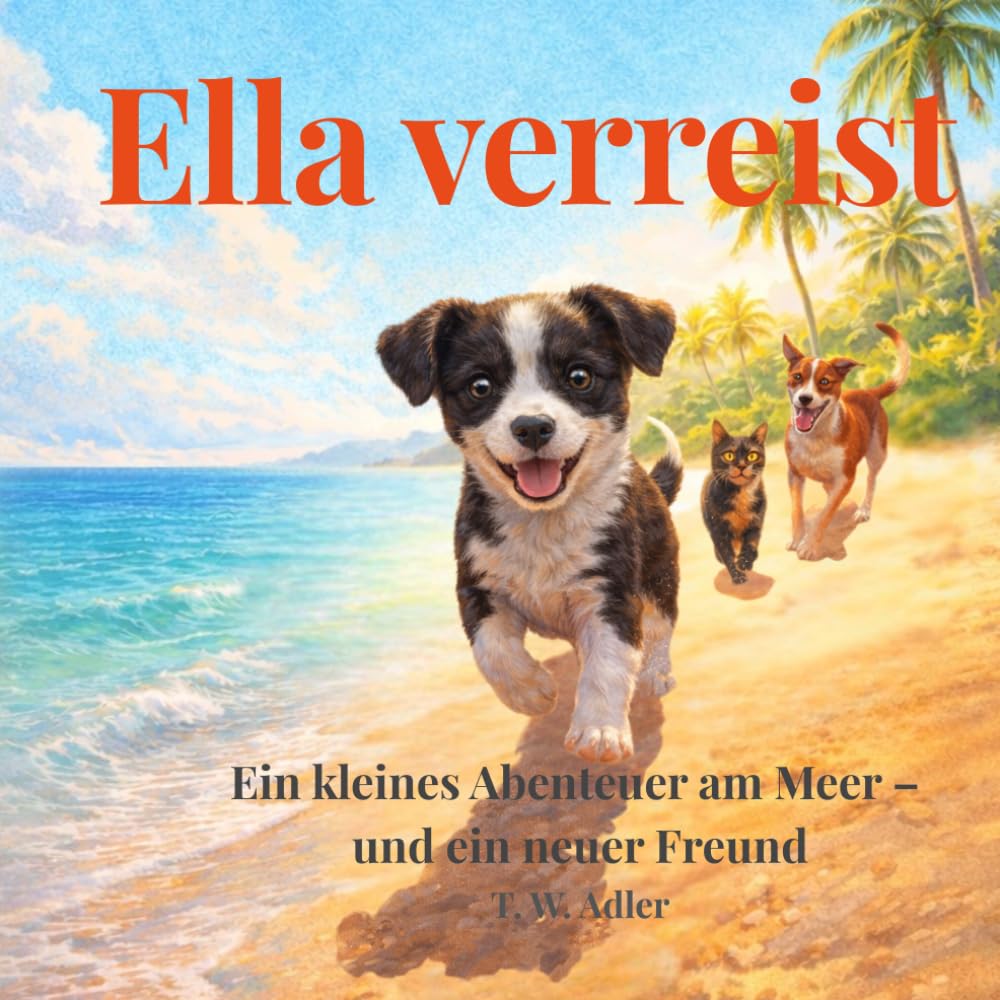 Ella verreist: Ein kleines Abenteuer am Meer – und ein neuer Freund (Ella – Abenteuer des kleinen Hundes)