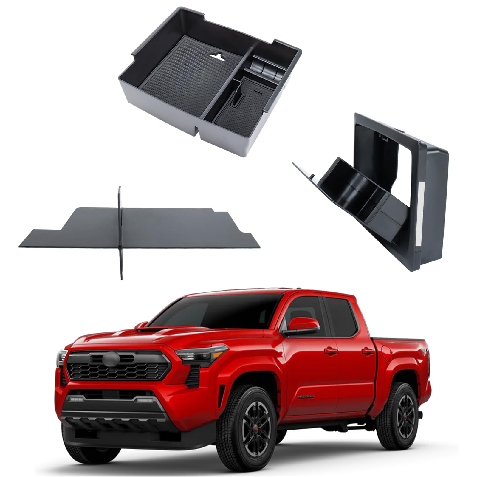 Organiseur console centrale pour Toyota Tacoma 2024 2025 Neepiar lot de 3