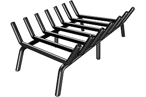 Fireplace Grate 27 inch: Unmatched Strength, Enhanced Stability, and Kindling Ease for...