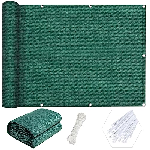 Genérico Velas de Sombra para jardín, sombrillas de Vela, Valla de privacidad para Exteriores, 51 x 217 Pulgadas, Bloqueador de Sol y Viento, Cubierta de balcón para Fiestas, Valla de privacidad de p