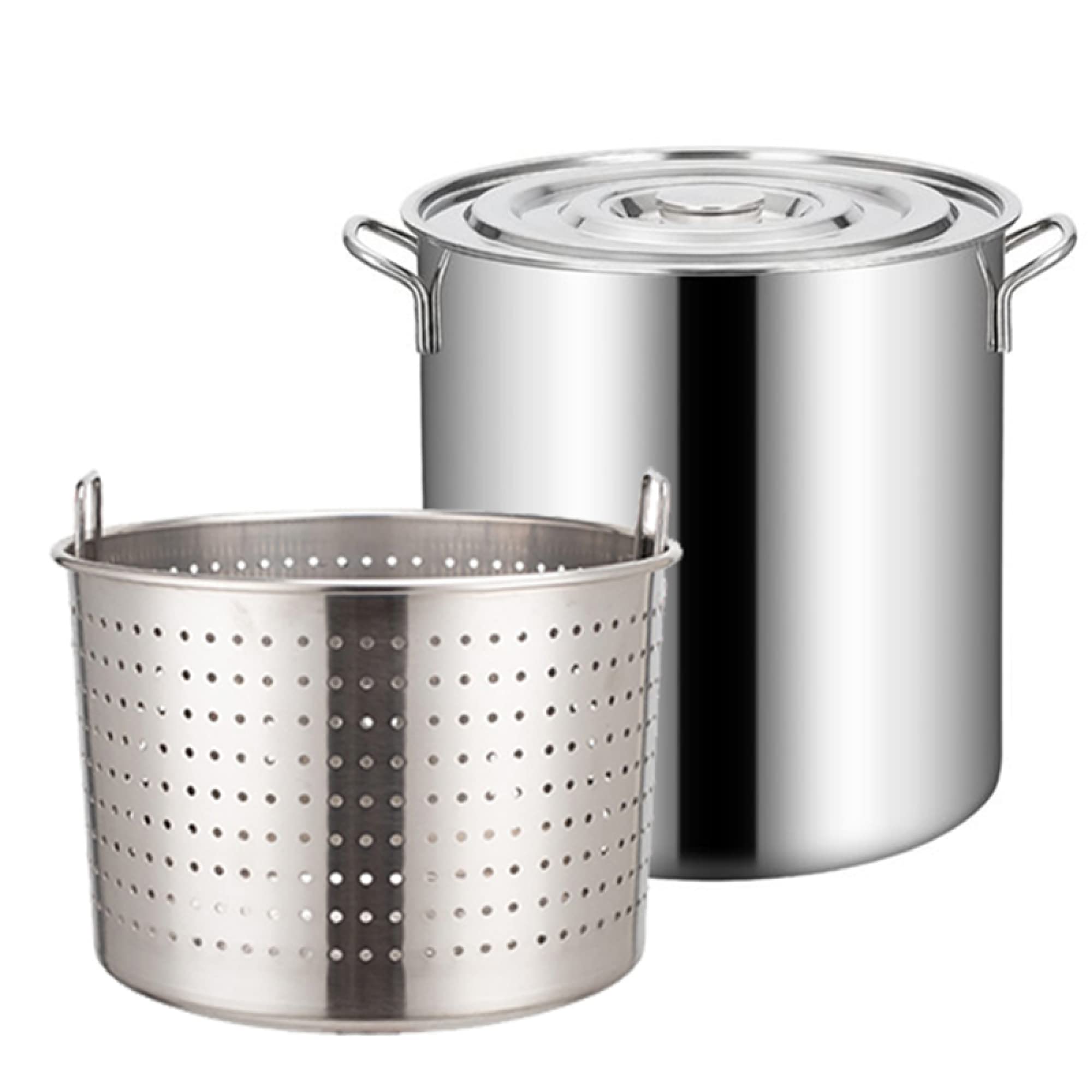 Marmite commerciale en acier inoxydable 304 avec panier filtrant de 27 à 63Qt pour dinde