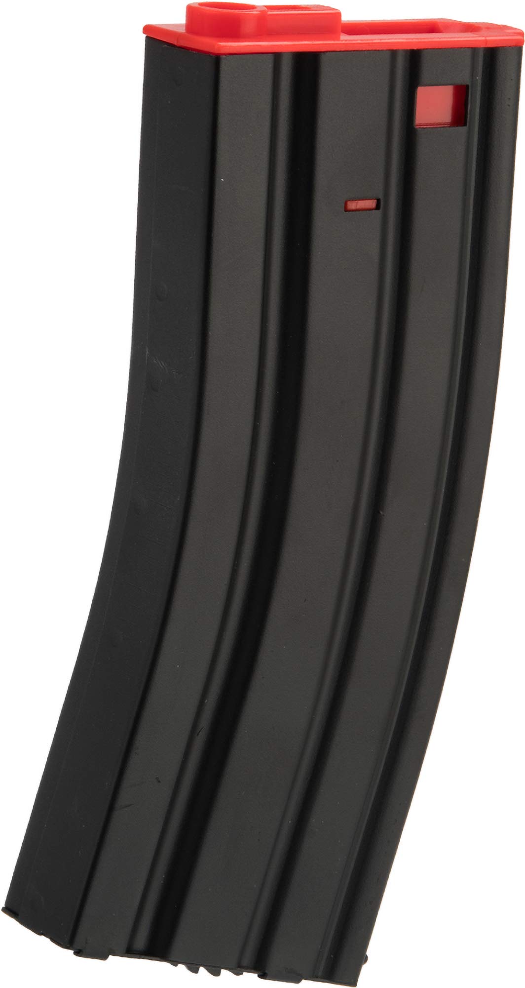 Evike Airsoft - Matrix Metal 300rd Hi-Cap Mag for M4-Style Series Airsoft AEGs (Color: Red)