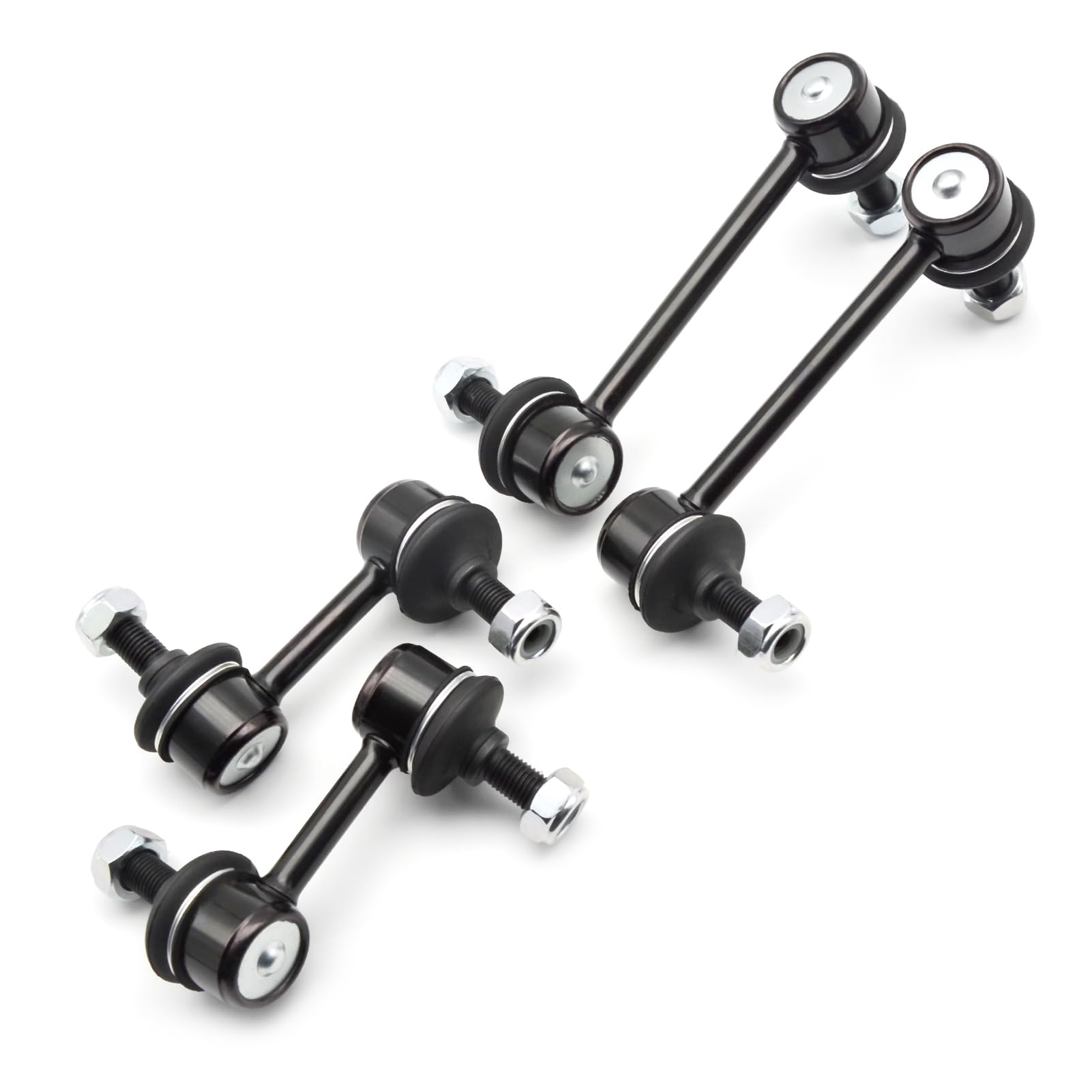 Ynovvo4pcs K90660 K90342 Front Rear Sway Bar Links Suspension Stabilizer Link Left & Right Sway Bar End Link Kit Replacement for K90661 K90343 51321SDAA05 52320SDAA01 52320SDR003 52320SFYJ01