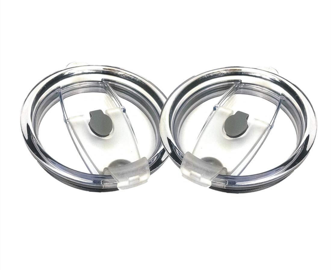 Buy 2 Replacement Flip Lids for Stainless Steel Insulated Tumbler Travel Mug, Compatible w/ YETI