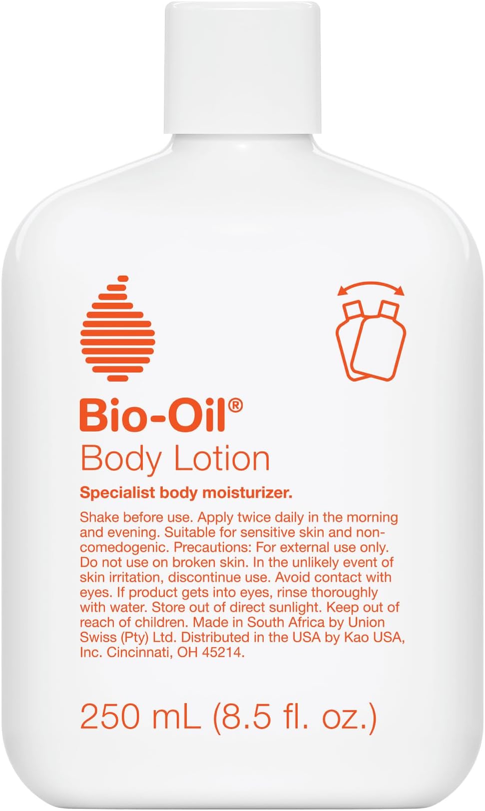 Bio-Oil Moisturizing Body Lotion for Dry Skin, Ultra-Lightweight High-Oil Hydration, with Jojoba/Rosehip/Shea Oil, and Hyaluronic Acid, 8.5 oz