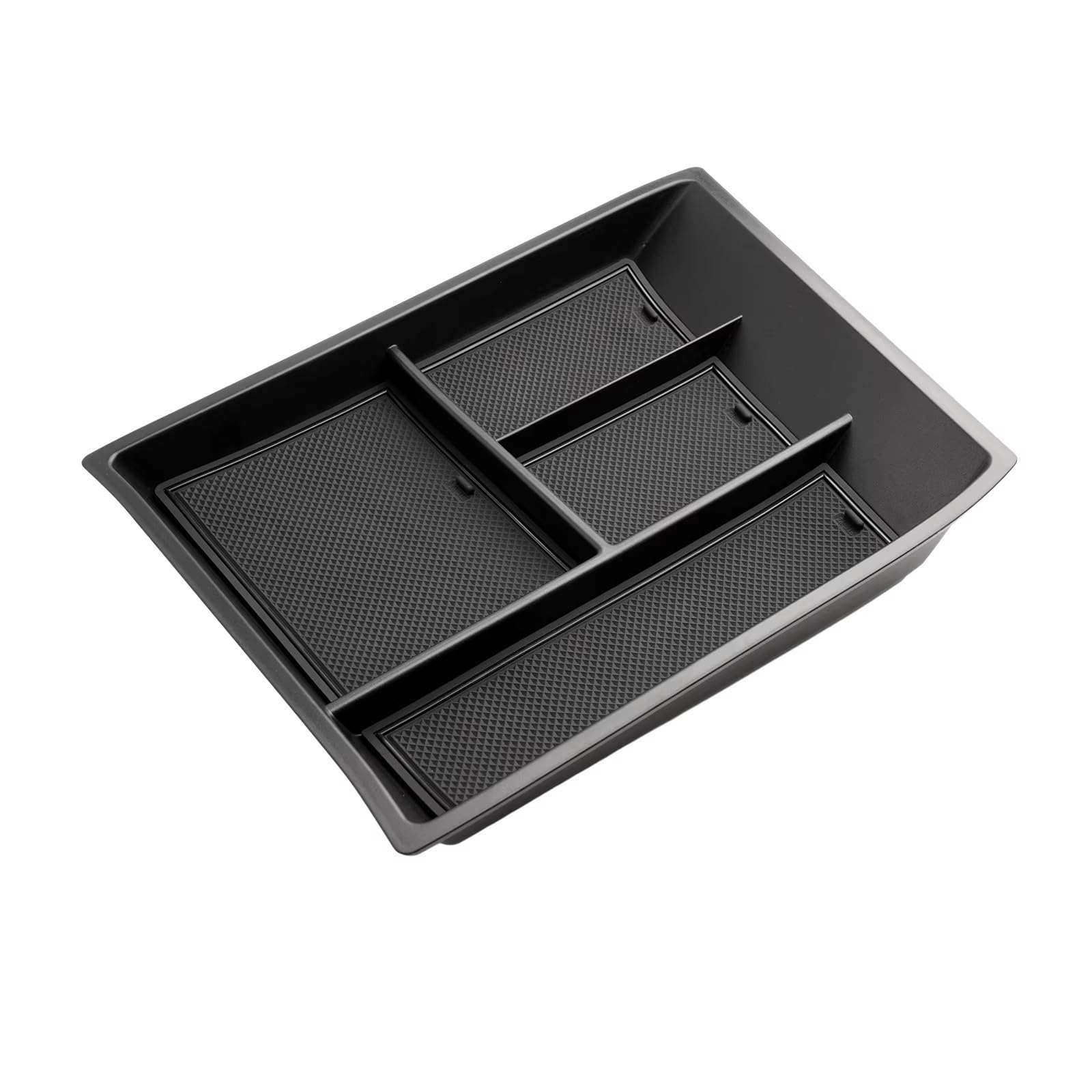 KYTGIOL Car Storage Organizer Compatible With VW For Atlas 2024 Car Central Console Armrest Storage Box Organizer Tray Container Interior Accessories
