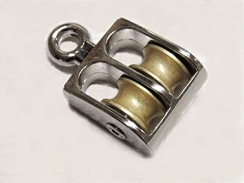 15MM Awning Pulley with Double Cast Sheave and Fixed Round Eye