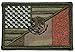 Mexican / USA Flag Patch 2x3 (Multicam)