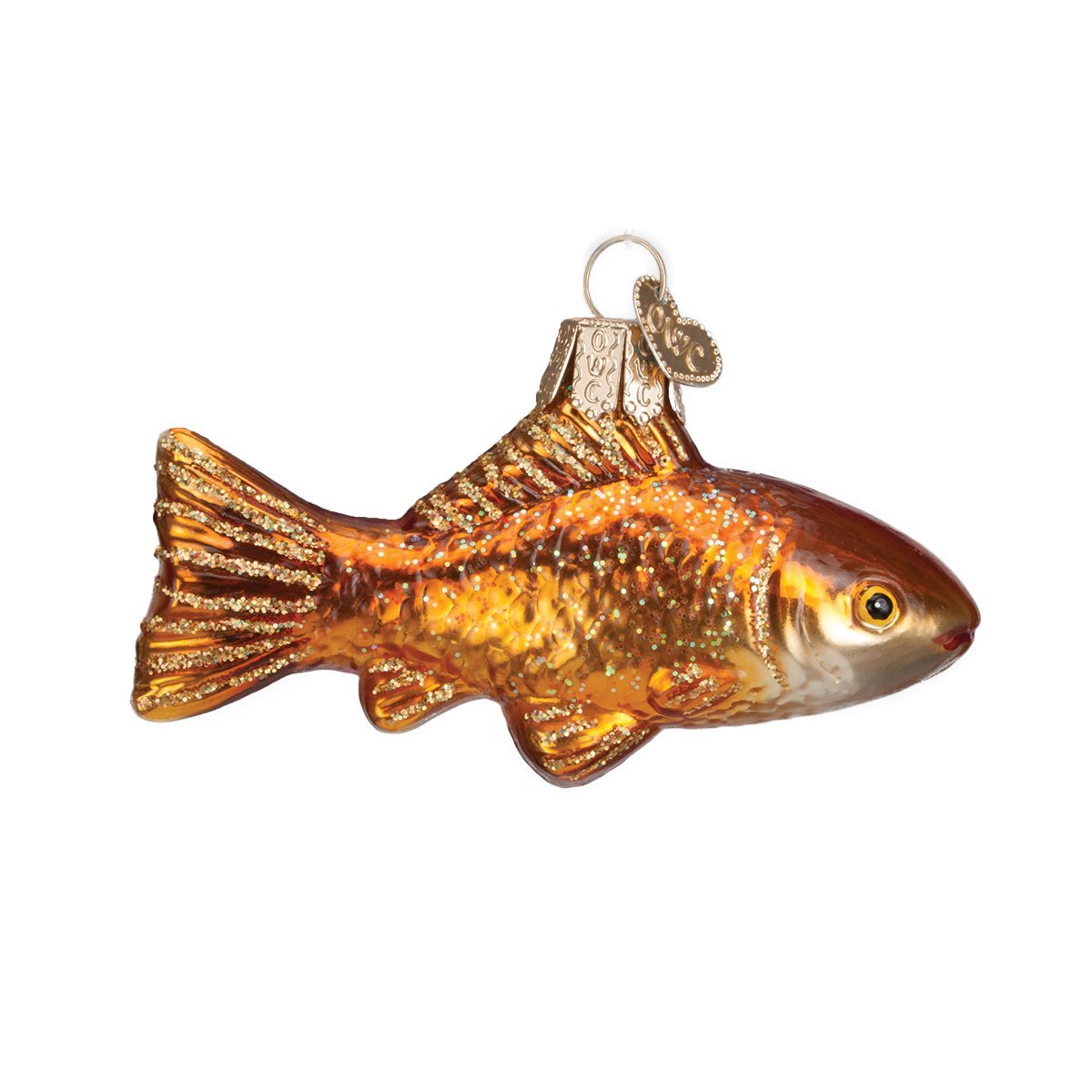 Old World Christmas Goldfish Fish Collection Glass Blown Ornaments For Christmas Tree