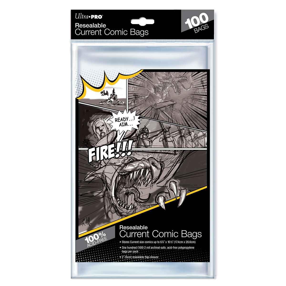 Ultra Pro Comic Bags (100-Piece)
