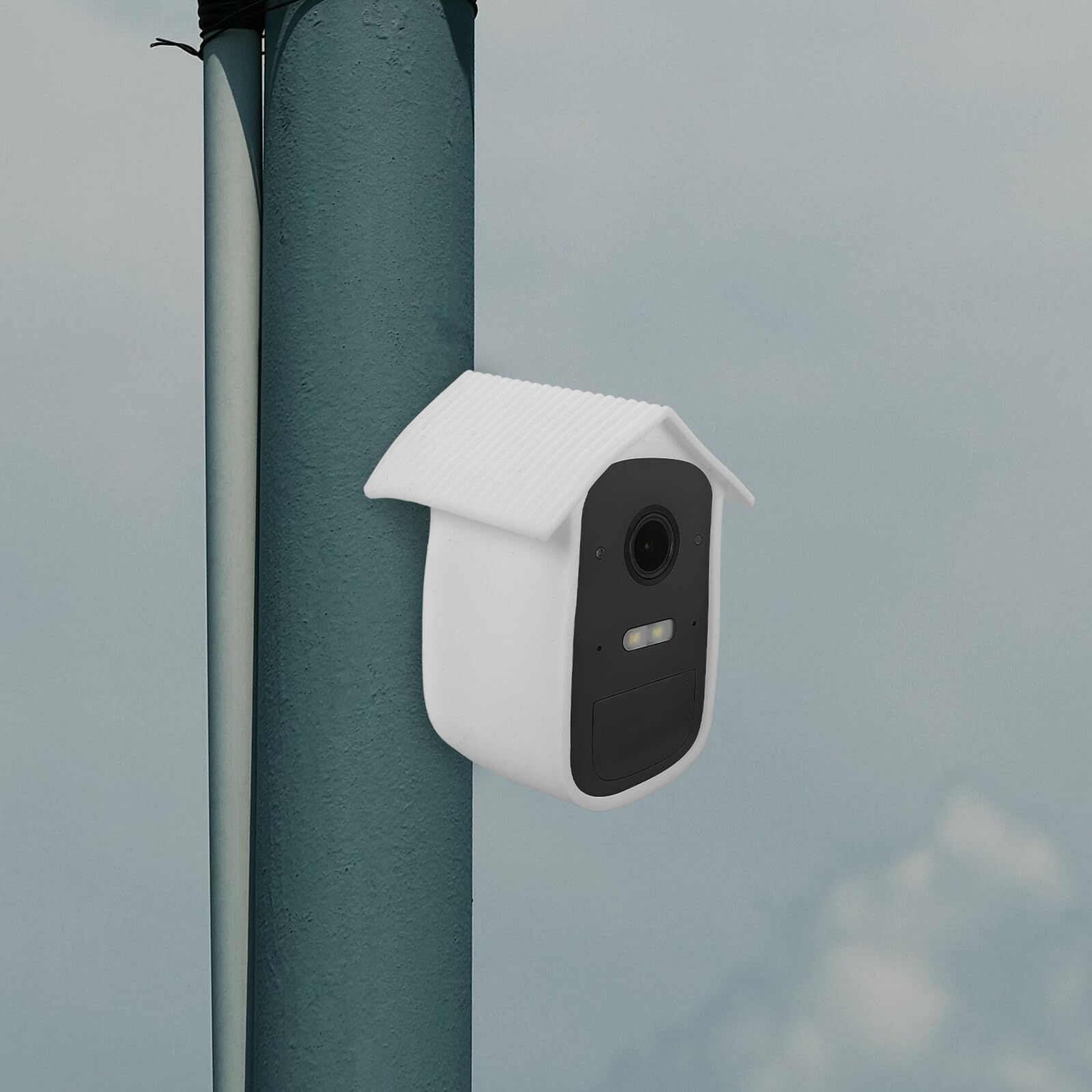 Protection Étanche Silicone pour Caméra de Sécurité Coque de Protection Anti-Pluie pour Caméra Extérieure Étui Résistant aux Intempéries de Sécurité