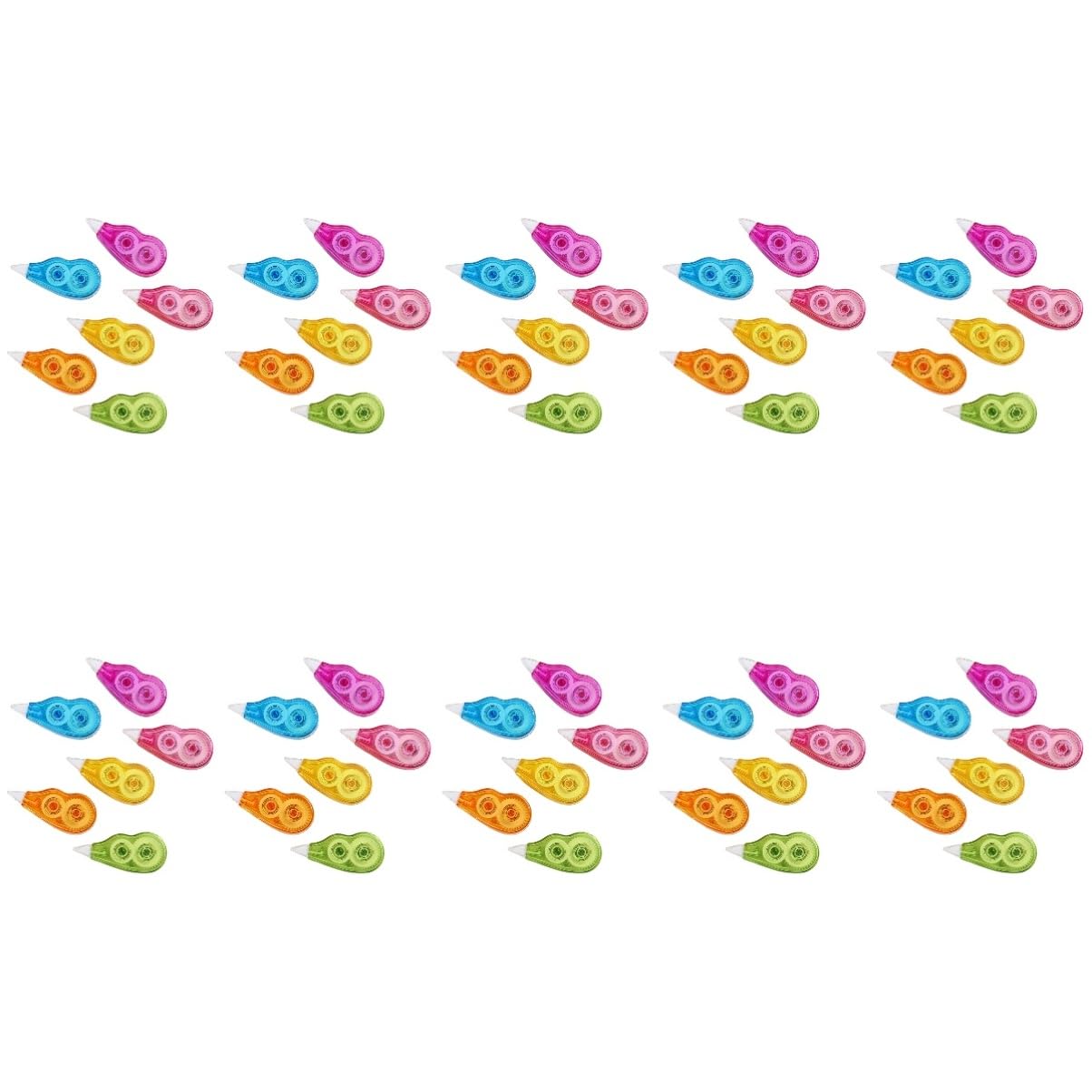 Lurrose 10 Ensembles Papeterie Ceinture Correctrice Rubans Correcteurs The Office Merchandise -dessus De L'accroche-porte Produit Ruban Quotidien Accessoire Étudiant 6 Pièces * 10