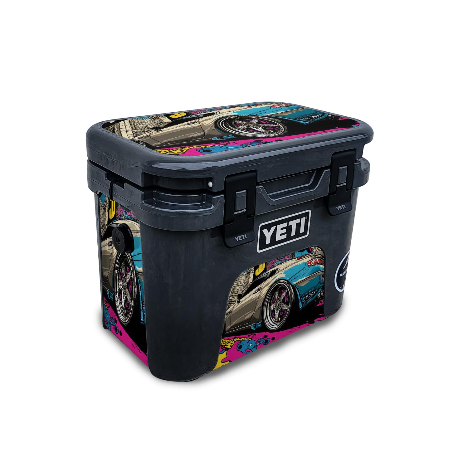 Skin Compatible with Yeti Roadie 15 Hard Cooler - Street Racer - Premium 3M Vinyl Protective Wrap Decal Cover - Easy to Apply | Crafted in The USA by MightySkins
