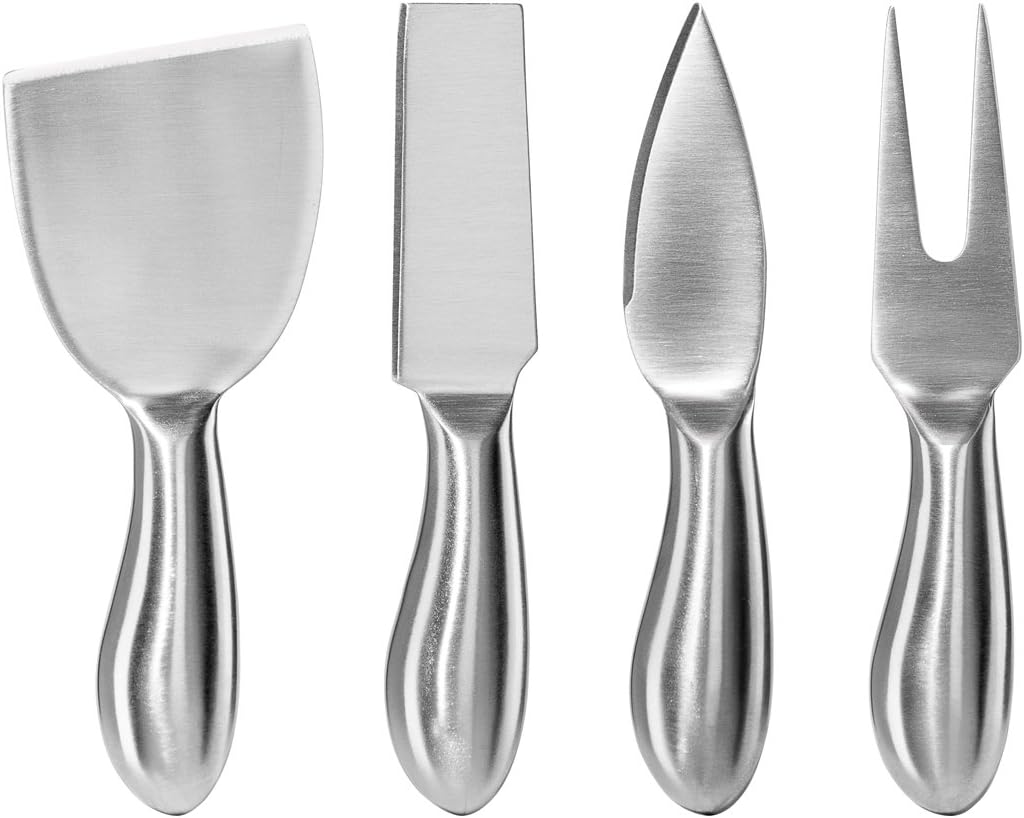 Oggi 7541 Stainless Steel 4-Piece Cheese Knife Set