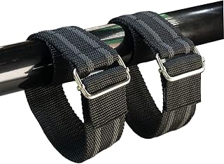GuRK 4-Pack Sturdy Stitching Strap Shovel Mount for Roof Rack,Quick Mount UTV Gun Rack,Adjustable Strap Loop Hook to Attach Shovel Axe Tool Snugly for ATV Jeep Tractor Truck Trailer Golf - GuRK
