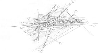 50pcs Reusable Inoculating Loop, Nichrome Needle Tips Inoculation Loop for Bacterial Tissue Culture, Lab Culture Microbiology Uses Re-Reusable Inoculation Loops(2mm)