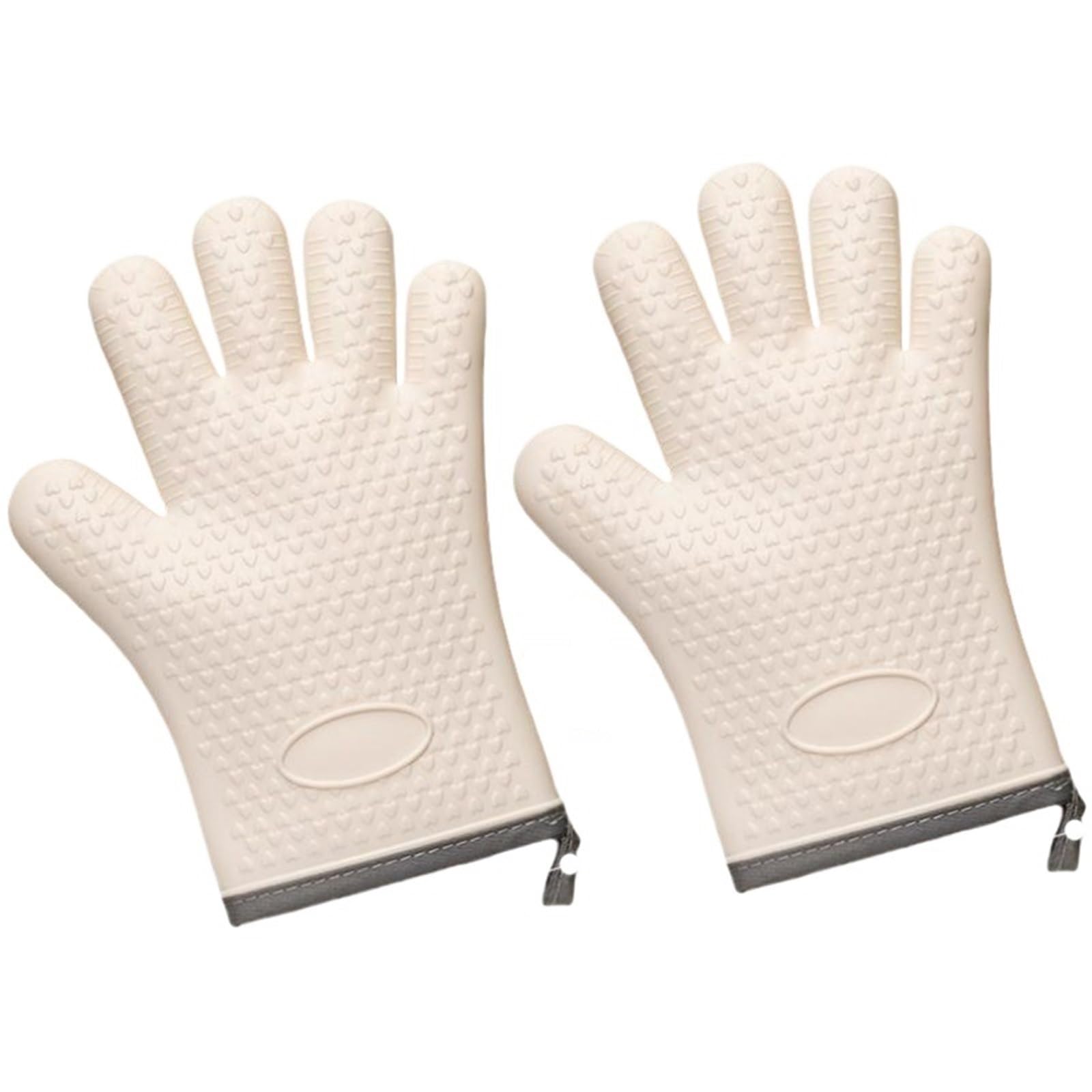 2pcs Anti-scald Silicone Oven Mitts for Kitchen Non-Slip Insulated Microwave Glove for Baking BBQ Heat Insulation Mitten For Kitchen