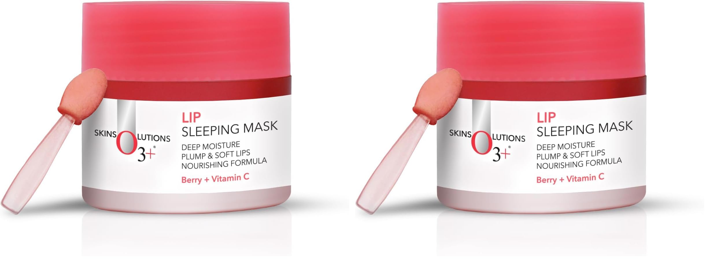 O3+ Lip Sleeping Mask for Plump, Smooth & Soft Lips with Nourishing Shea Butter and Berry Extracts, Deep Overnight Repair Lip Treatment for Chapped, Cracked & Dry Lips, 25g (Pack of 2)-image-15