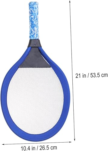 Miniatura 9 de Toddmomy 1 par de juguetes de playa playa pelota de tenis conjuntos de regalo para niños conjunto de bádminton traje de sudor al aire libre raqueta