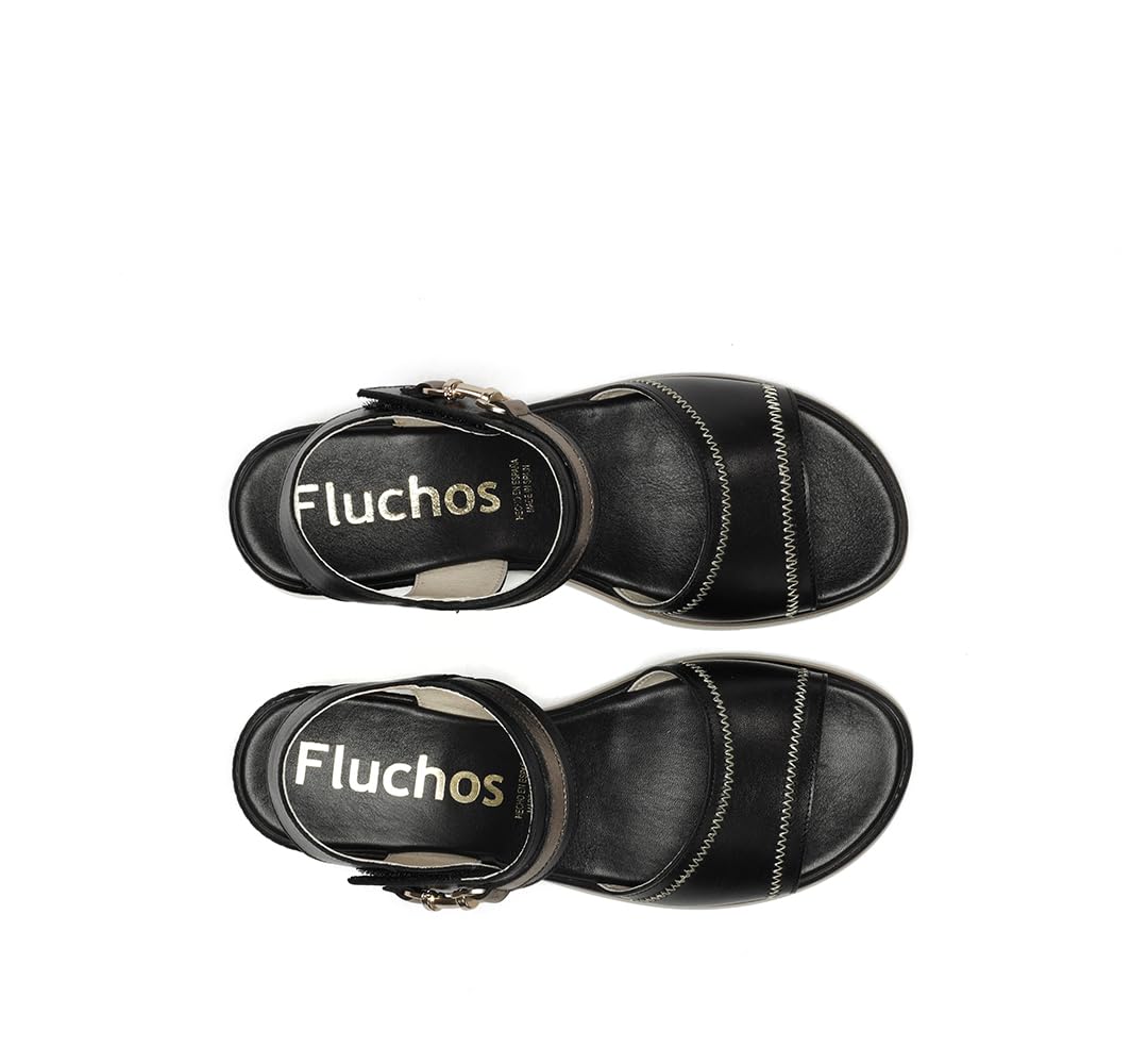 Fluchos F2427 Alfa Laminado Negro Plata Vieja Fire
