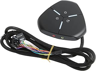 HEEPDD Desktop Computer Power Switch, Lightweight Desktop Computer Switch Button Dual Power Switch Easy To Use for Desktop Computers (#2)