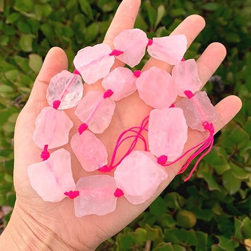 Miniatura 14 de Adabele Natural Raw Yellow Citrine Crystal Quartz Healing Gemstone Loose Beads Drilled Large Nugget Rough Chakra Gems Stone Spacer 15 Inch GA-C4