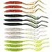 Sougayilang Fishing Lures Bass Worm Bait 12PCS Grubs Lures for Saltwater Freshwater Trout Bass Fishing