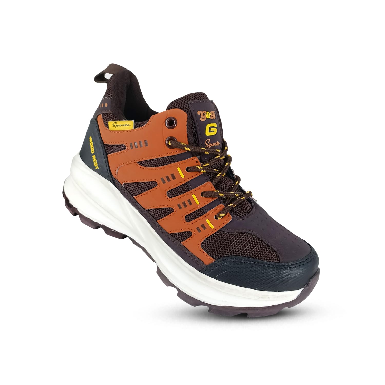 G&D GUYS & DOLLS Ss-810 Lightweight Sport Running & Walking Shoes Casual Lace-Up Style for Kids & Boys Brown (B0CSVQZ4QL) Amazon Price History, Amazon Price Tracker