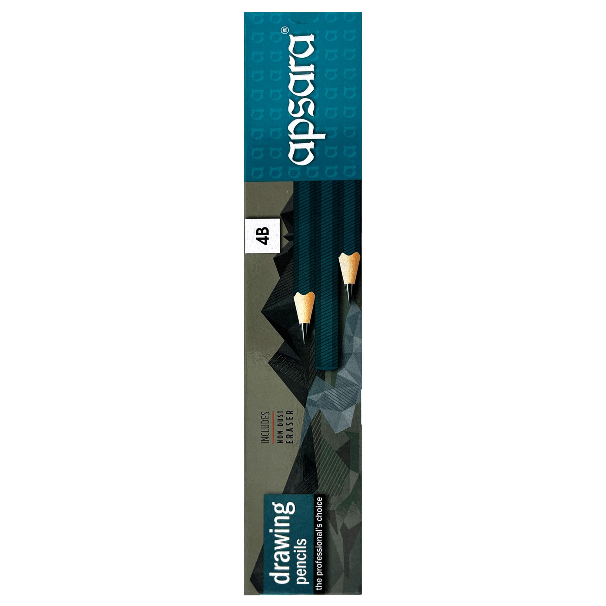 Apsara Drawing Pencils 4B, Special Impregnated Lead, Glide Effortlessly Across, Sketch Art Graphite Sketching, Shading & Drawing, Non-toxic and Safe to Use, Easy to Sharpen (Pack of 10)-picture-24