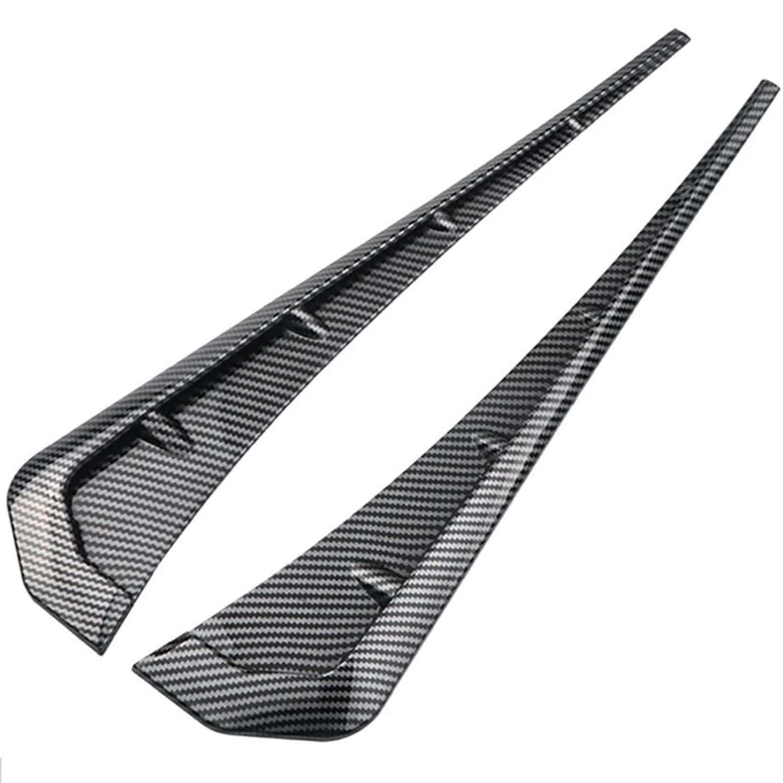 TILIEINE Car Front Side Air Vent Cover Fit For Ford Focus MK2 Mk2.5 MK3 Mk3.5 MK4 ST RS SE 2pcs Car Fender Side Vents Air Wing Vent Trim Sticker(Carbon LOOK)