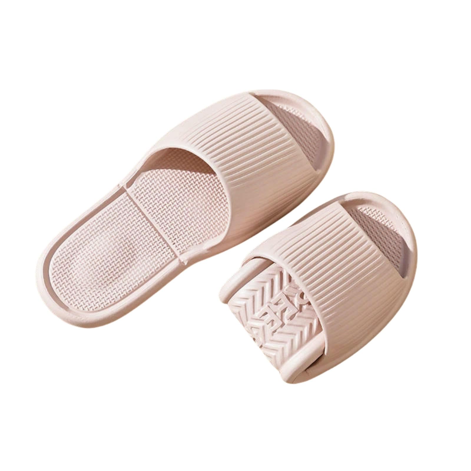 Ciabatte Slipisti da Viaggio Pieghevoli per Donne, Viaggi Portatili, Spiaggia Anti -Slip, d'Affari Uomini, Hotel, Pantofole La Doccia-nero-44-45