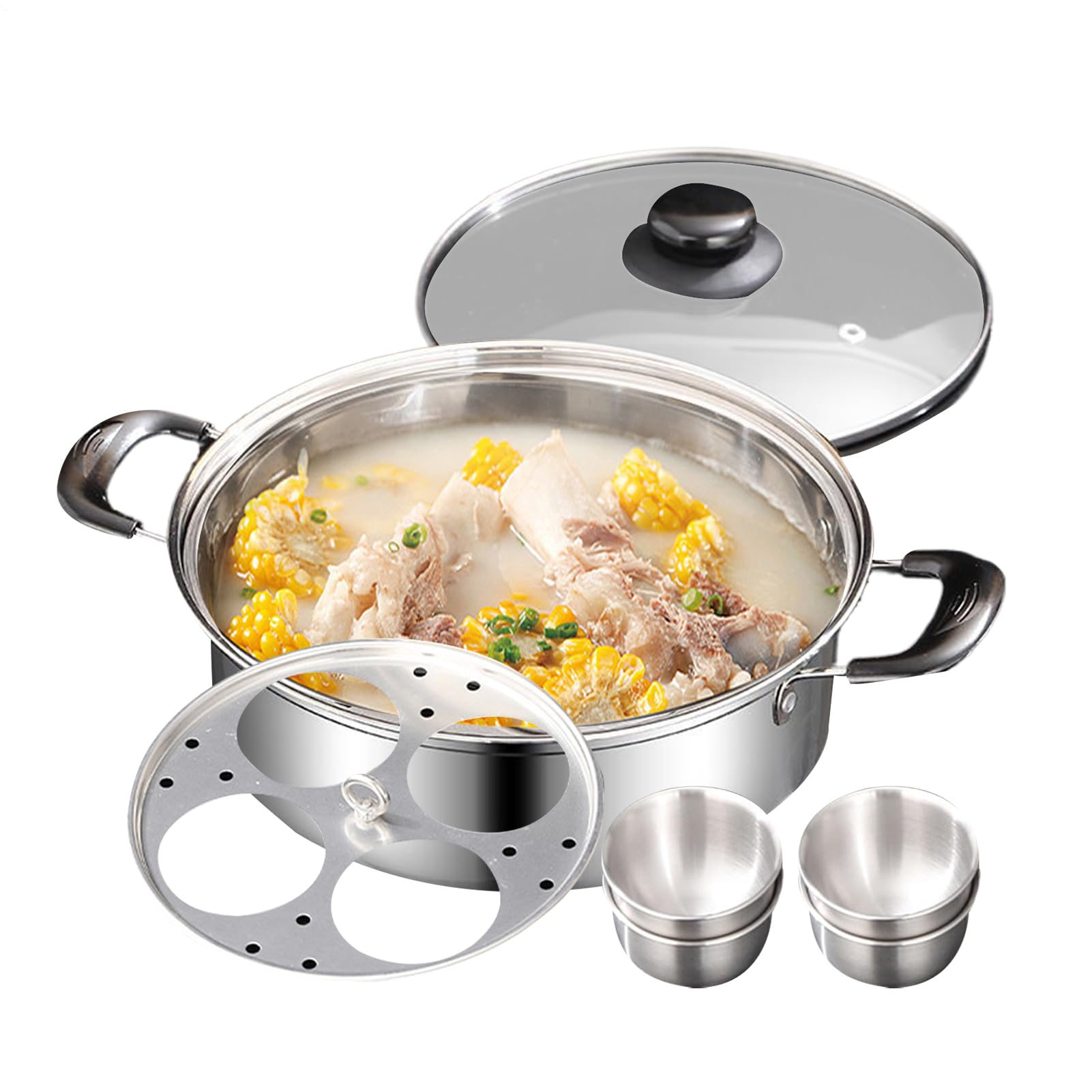 Sartén de cocina de huevo escalfado Poacher antioxidante