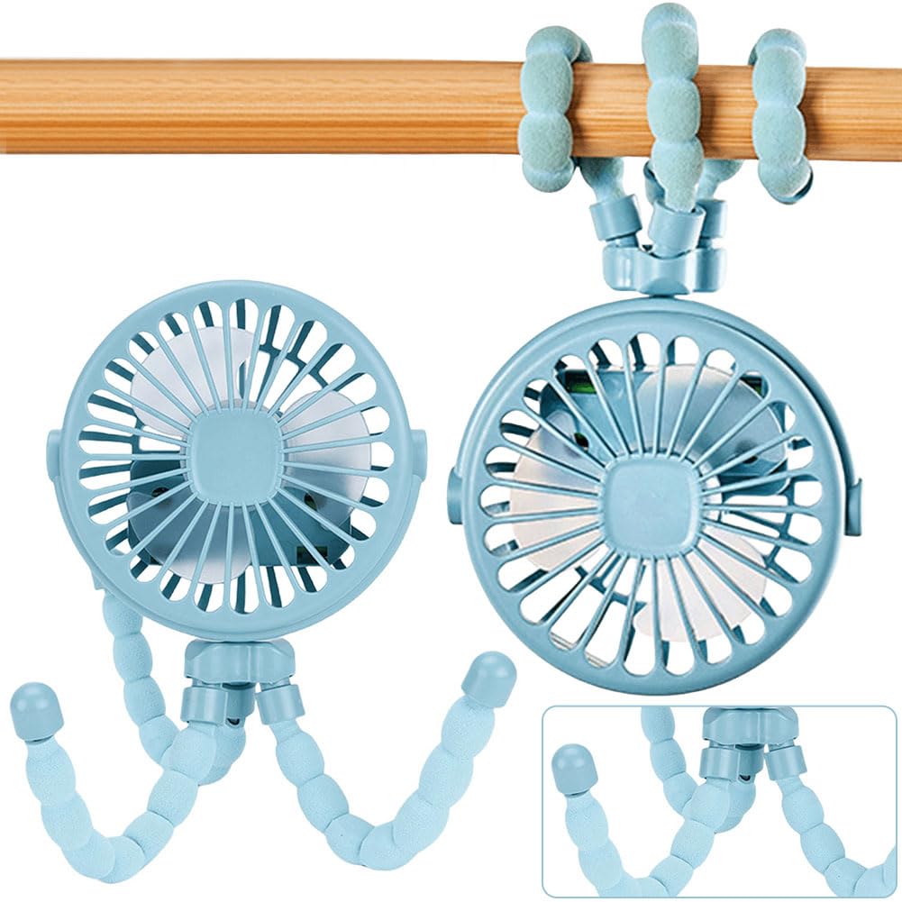 Ventilatore Portatile Per Passeggino, Ventilatore Portatile Per Bambini Piccoli Ventilatore Girevole Con Clip Per Passeggino Per Bambini Piccoli Trasforma Il Ventilatore Di Raffreddamento Portatile 90070859