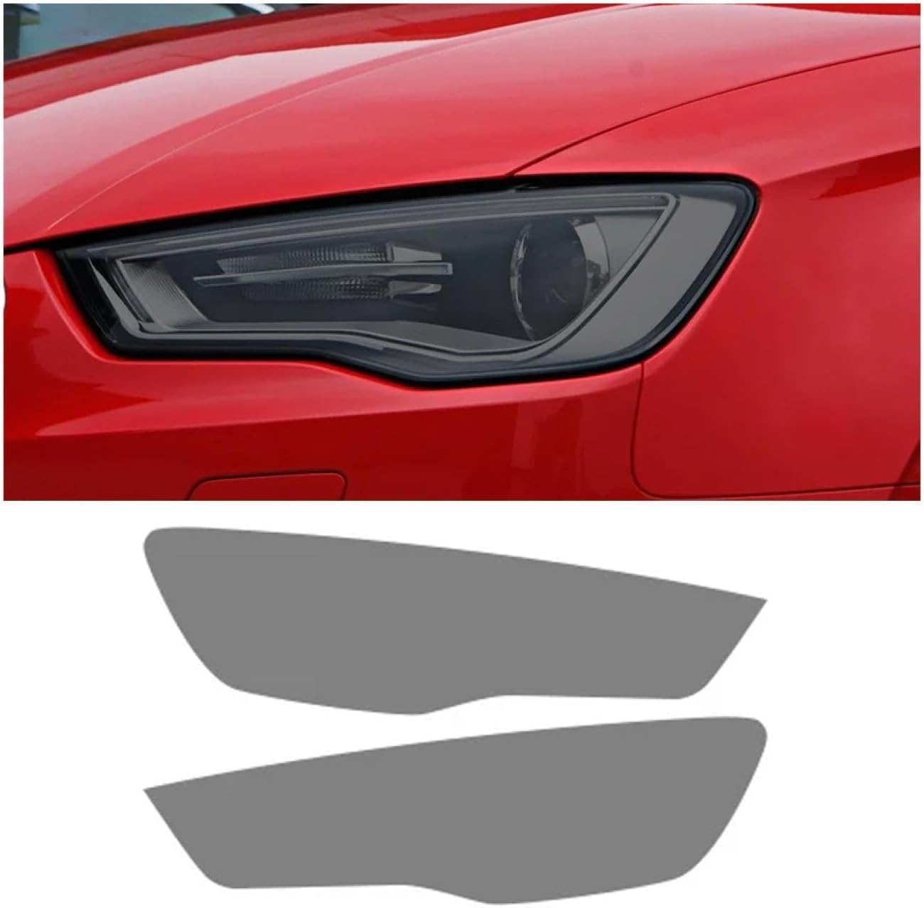 SamLng Car Front Light Film for A3 2014-2016 Precut Headlight Protective Film Car Front Headlamp Protection Film car Lights Film Headlight Anti-Scratch Non-Yellowing Protective Film