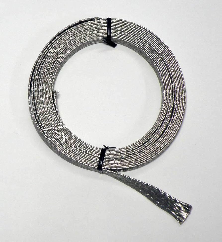 interwired UL1683 被覆付き平編み銅線