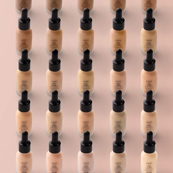 NYX Total Control Drop Foundation (TCDF18-Deep Sable) 0.43 fl oz