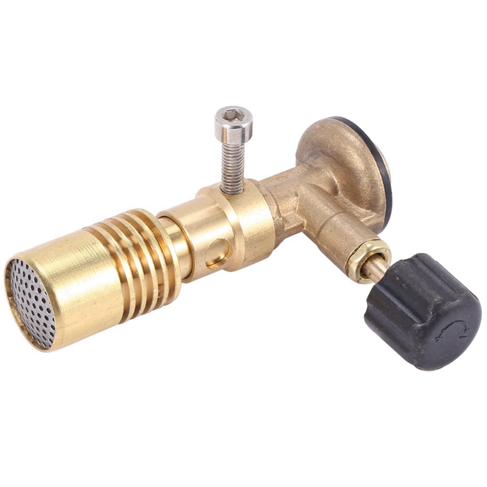 2X Turbo Gas Latón de Alta Temperatura Plomería Soldada Soplete Quemador Bunsen Portátil Quemador de Gas Horno de Calefacción