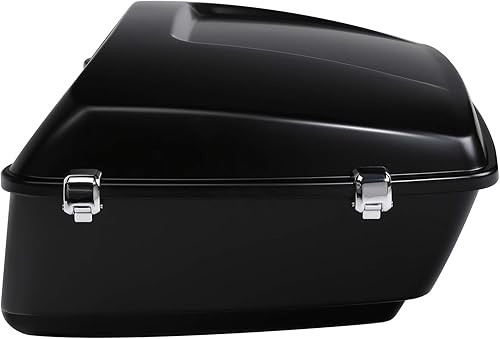 Miniatura 3 de TCT-MOTORPARTS Almohadilla para maletero King Tour Pack color negro mate con placa de montaje para Harley Tour Pack Road Glide, Road King, Street