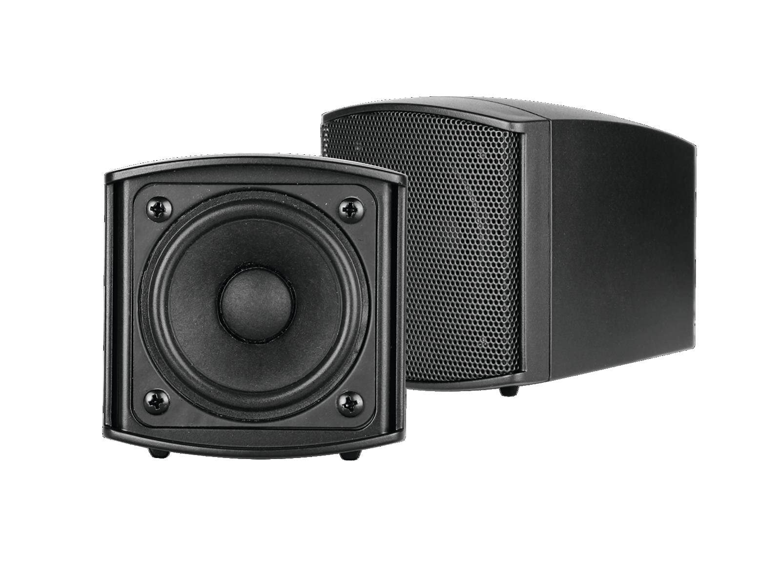 Omnitronic altoparlante parete OD-2T 100V 2x nero