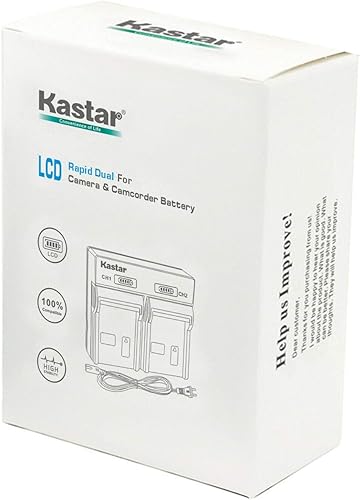 Miniatura 6 de Kastar Paquete de 3 baterías NP-F990 PRO y LCD cargador rápido dual para Sony DSR-250 DSR-300 DSR-PD100 DSR-PD150 DSR-PD170 DSR-PD190 DSR-V10