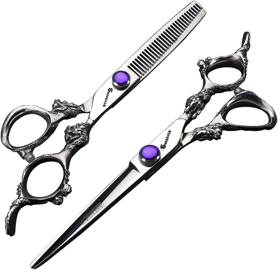 6 inch professional hair scissors Japan 440C hair scissors set